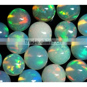 Natrual Ethiopian Opal Cabochon Round 7mm Wholesale Price thumbnail-1