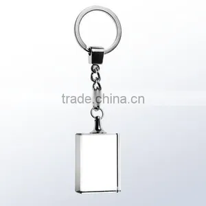 Suppling Different Kinds of Blank Crystals for Engraving Blank Crystal Keychain thumbnail-1