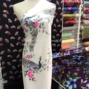 2020 Cotton Poplin Digital Stock Lot Custom Accept Floral Printed Fabrics thumbnail-3
