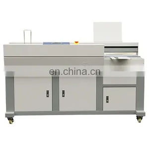 SPB-767HCA3 Manufacturers Perfect Hardcover Hot Glue Adhesive Book Binding Machine Low Price thumbnail-1
