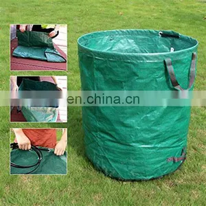 55 Gallon Heavy Duty Green Garden Refuse Bags With Handles for Collecting Leaves thumbnail-5