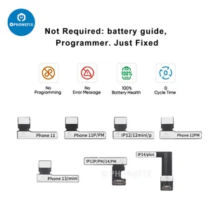 Pre-Programmed Battery Tag-on Flex Cable For IPhone 11-14 Pro Max thumbnail-1