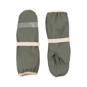 Recycled Mittens Rust Kids Waterproof Gloves thumbnail-4