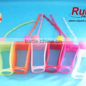29/30ml Cute Hand Sanitizer Silicone Holder With Glitter / Shimmering Powder thumbnail-1