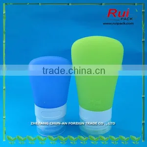 Leak-Proof Silicone Liquids Toiletries Tubes Hands-free Squeezable Bottle thumbnail-3