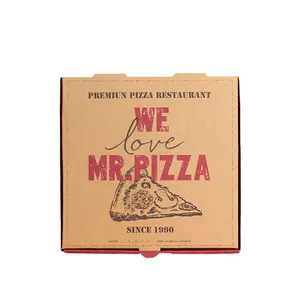 Chinese Manufacturer Supply Custom Boxes Full-Color Printing 10/12/14/16 Inches Pizza Box thumbnail-5