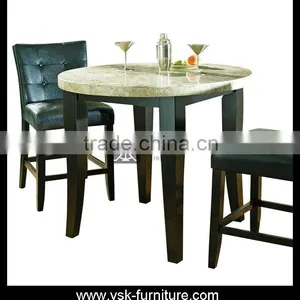 DT-152 Round Marble Top Coffee Table thumbnail-1