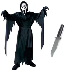 Adult&Kids Halloween Costume Terror Scream Ball Party Cosplay Costumes thumbnail-3