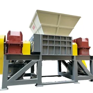 Industrial High Quality Recycling Crushing Machine Waste Paper Plastic Pipe Shredding Single Shaft Shredder thumbnail-5