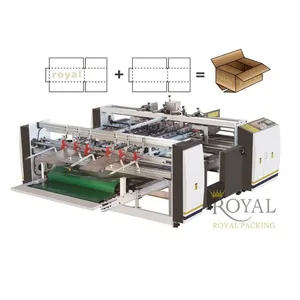 High Quality Automatic Double Pieces Folder Gluer Machine thumbnail-1