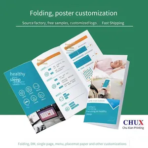 Color Page Printing, Promotional Leaflets, Posters (750*530), Folded Pages on Art Paper, One-piece Design, Factory Customization thumbnail-5