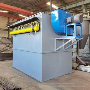 Industrial Dust Collector, Central Dust Removal Equipment, High-temperature Resistant Desulfurization Waste Gas Pulse Bag Filter thumbnail-5