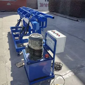 Automatic Hydraulic P-type Mesh Bending Machine for Fencing, Maximum Carbon Steel Wire Diameter 6mm, Construction Forming. thumbnail-5