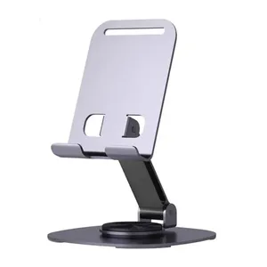 Adjustable Foldable Portable Phone Stand Desk Holder Ergonomic Multi Angle thumbnail-1