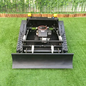 Industrial Petrol Adjustable Mowing Height Brushless Walking Motor Remote Controlled Cordless Single Cylinder 4-Stroke Mowing thumbnail-2