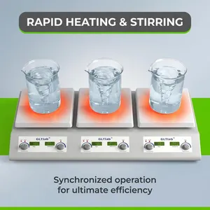 Four-piece Four-spoke Ceramic Plate Multi-position Heating Magnetic Stirrer thumbnail-5