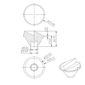 Supply of 26mm Diameter Car Lights, Floor Lights, Headlamps, and Polarizing Lenses thumbnail-3