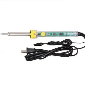 Transparent Shell Adjustable Temperature Soldering Iron, External Heat 200~450℃ Variable Temp Welding Iron thumbnail-1