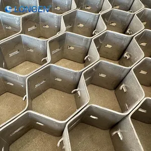 Bonding Holes Custom Stable Structure Hexagonal Refractory Armouring Support Refractory Lining for Sale thumbnail-5