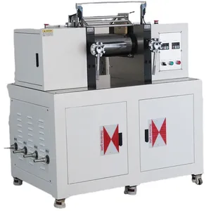 Efficient Liquid Cooling Two Roll Mixer Mill for Laboratory Rubber Crusher and Plastic Mixing thumbnail-3