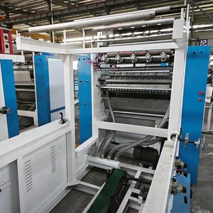 Full Automatic Laminated Facial Tissue Machine 4 Lines v Fold Facial Tissue Paper Machine thumbnail-5