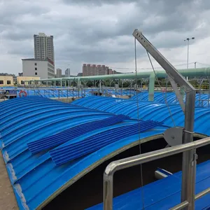 Haoqing Environmental Protection Frp Sewage Tank Cover, Arch-shaped Gas Collection Hood, Sewage Tank Capping, Corrosion-resistant, Customizable Sizes thumbnail-2