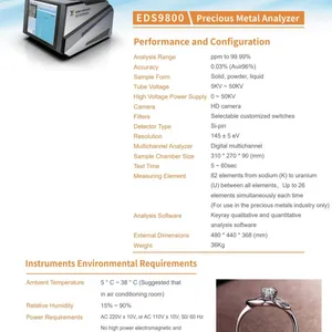 Jewelry Shop Tools Eds9800 Xrf X Ray Gold Tester Spectrum Analyzers Gold Purity Testerview Larger Image Jewelry Shop Tools thumbnail-1