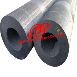 Jilin Carbon Graphite Electrode UHP HP RP Grade for EAF Steel Mill and Industrial Furnace thumbnail-1