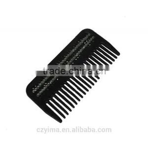 Hot! Bling Horse Mane & Tail Comb With Green Black Rhinestone thumbnail-1