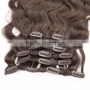 Buy Body Wave Virgin Remy Hair Extensions Clip in 7 Pieces Supplier's Choice thumbnail-3