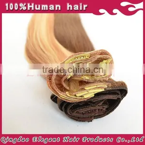Distributor Wanted Wholesale Factory Remy Brazilian Hair Double Drawn Clip on Hair Extensions Walmart Hair thumbnail-1