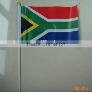 Wholesale Hand National Flag in South Africa Design thumbnail-1