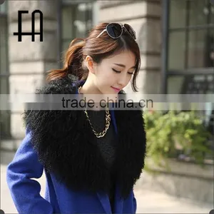 Factory Direct Wholesale Mogolian Lamb Fur Collar /fur Accessories /fur Collar thumbnail-2