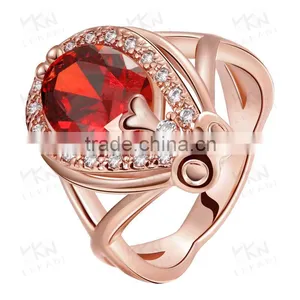 2015 New Trendy Fashionable Fancy Gold Ring Designs for Girls With Price thumbnail-1