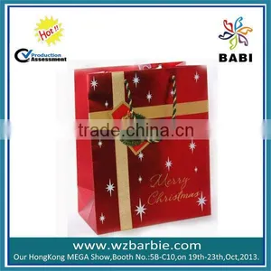 2014 Fashion Packaging Gift Bag Xmas Paper Bag thumbnail-1