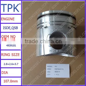 ISDe QSB6.7 Piston Kit 4939181 thumbnail-4