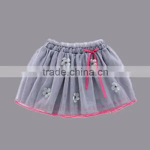 Cyan Kids Short Skirt Summer Tulle Children's Pettiskirt Flower Girl Baby Tutu Wholesale thumbnail-1