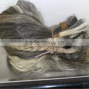 Unprocess Virgin Grey Braid Hair Bulk Extensions thumbnail-1
