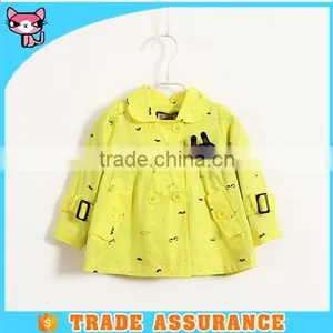Yellow Color Cute Rabbit High Waist Fashion Winter Coat thumbnail-1