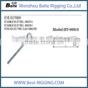Round Ring Welded Eye Bolt Thread Hardware Accessory In OEM Rigging Hardware Manufacturer thumbnail-2
