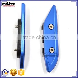 BJ-MHC-YA002 CNC Aluminum Motorcycle Parts Motorbike Blue Side Mirror Cover Hole Cap for Yamaha T MAX 530 2012-2015 thumbnail-4