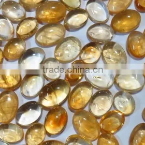 Natural UNHEATED UNDYED No Treatment CITRINE Gemstone Loose Cabochons thumbnail-1