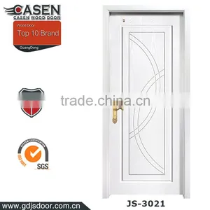 Hot Sale Modern White HDF Flush Wood Interior Swinging Doors thumbnail-1