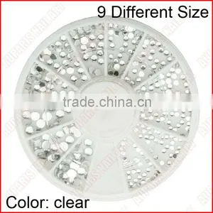 R-120 Nail Art ,2014 Hot Sell Nail Art;crystal Stones,Professional Nail Beauty,Nail Rhinestones Quality Choice thumbnail-1