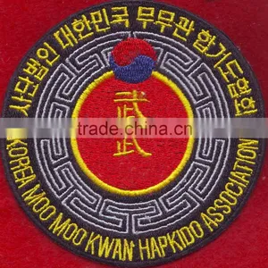 the Round Shape Design Patches Custom Embroidery Patches Iron-on Style thumbnail-2