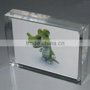 2015 China New Product Acrylic Crystal Picture Frame With Magnet thumbnail-2