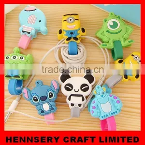Customized Shape and Logo Soft Pvc Rubber Plastic Bobbin Winder thumbnail-1