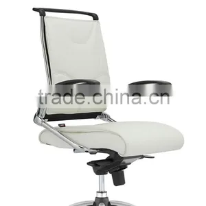 CM-B03BS-1 PU Seat Mesh Back Adjustable Arms High Back Executive Office Chair thumbnail-2