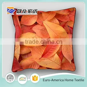 Pure White Design Cotton Digital Printing Decorative Square Pillow Covers Cushion thumbnail-2