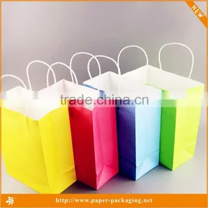 Factory Price Colorful Shopping Craft Paper Bag Wholesale thumbnail-1